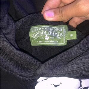 Denim tears hoodie black